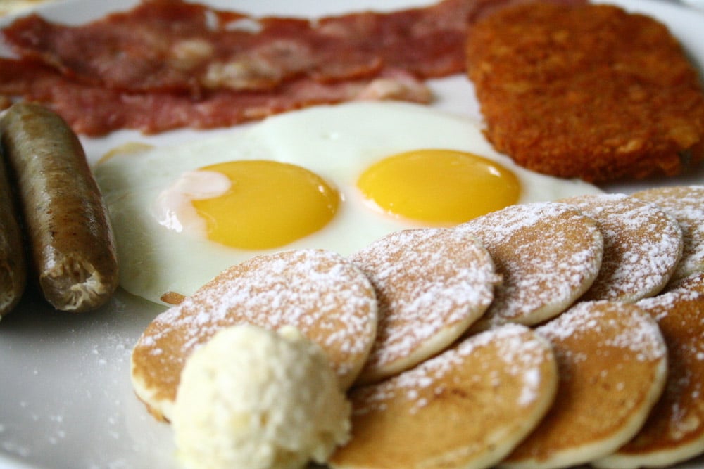 Colazione tipica inglese