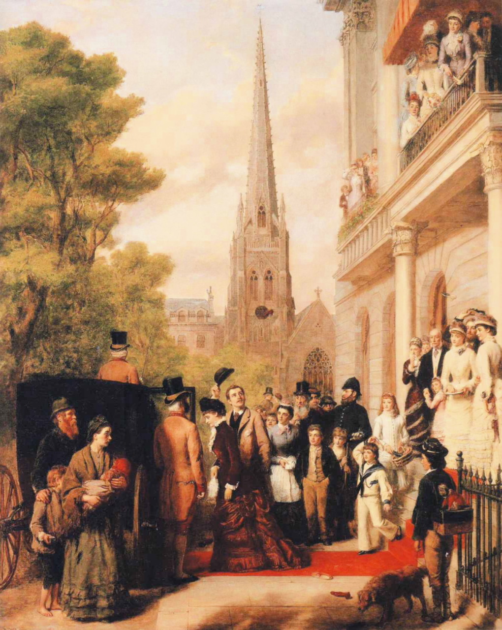 William Powell Frith "For better for worse"