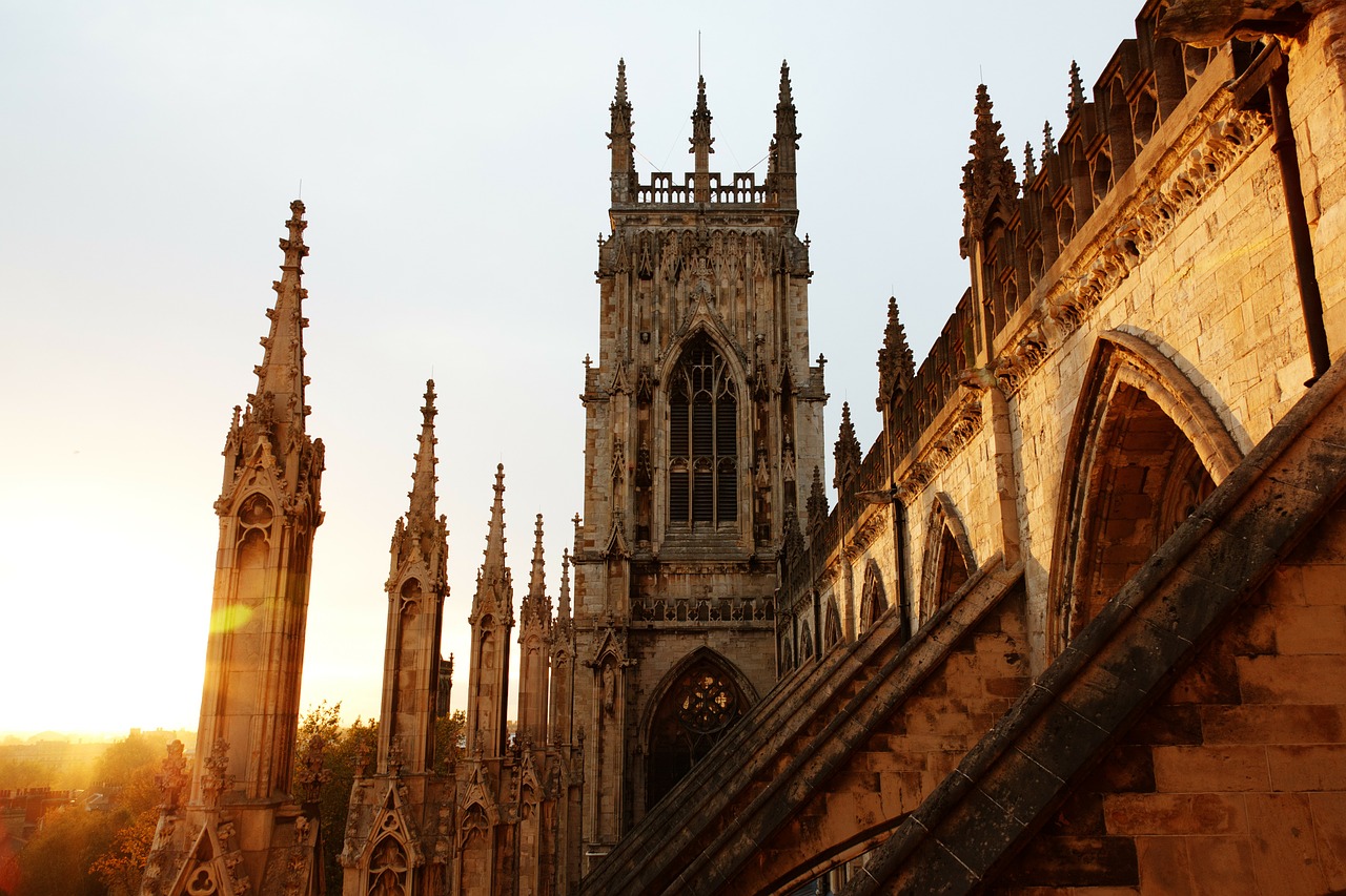 torre della cattedrale di York in Inghilterra