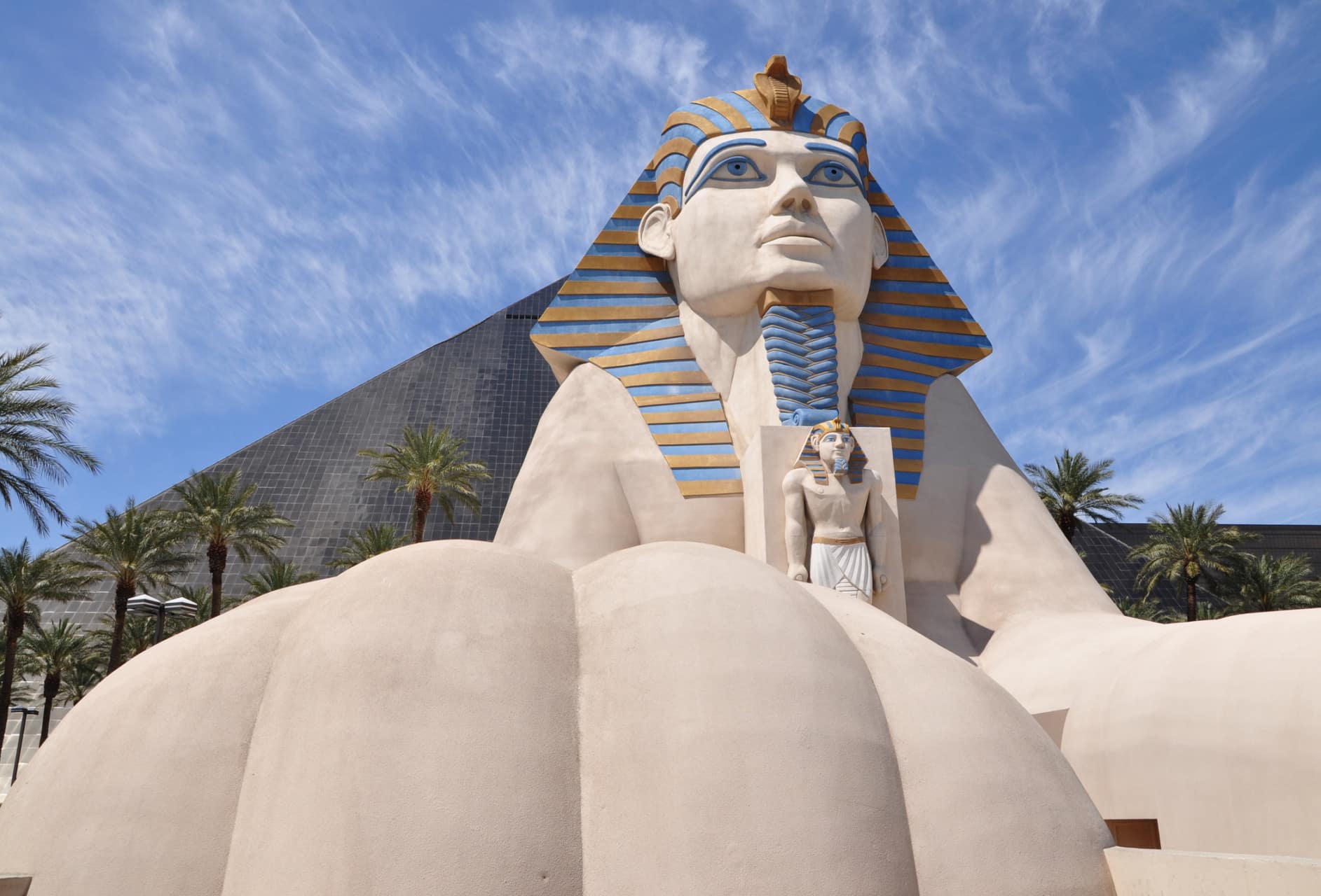 Sfinge dell'hotel Luxor a Las vegas