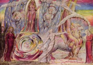 Beatrice Addressing Dante by William Blake