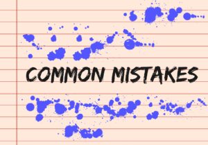 common mistakes scritta
