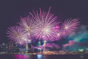 fuochi d'artificio per capodanno