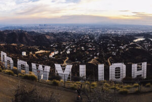 Scritta Hollywood