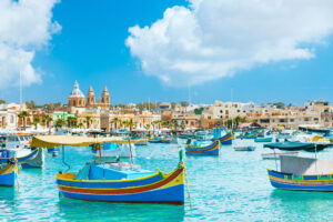 vista di Malta dal mare