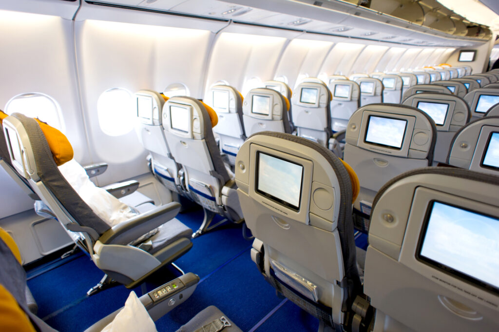 Sedili di un aereo