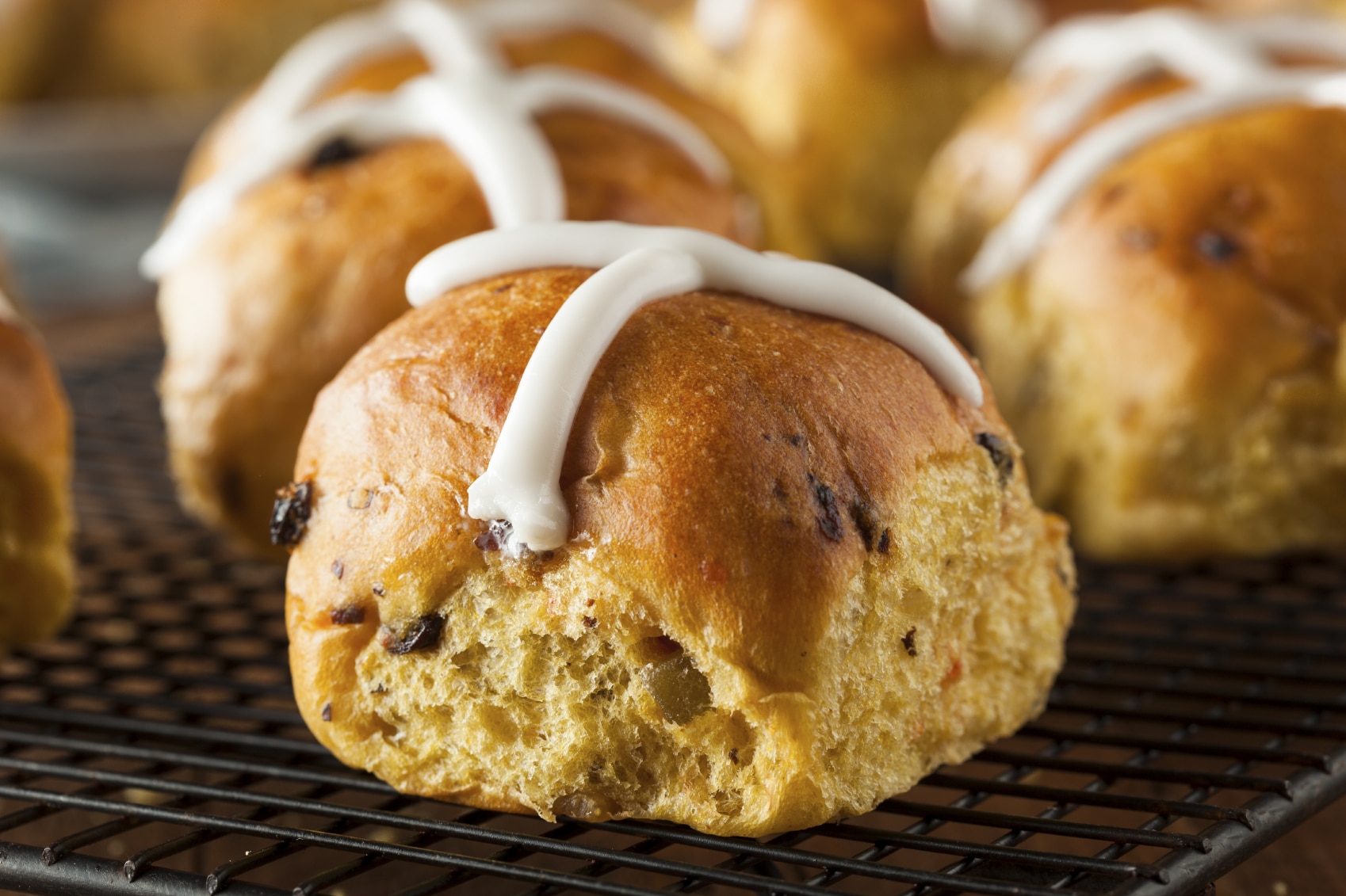 Brioches tipiche inglesi Giovedì Santo