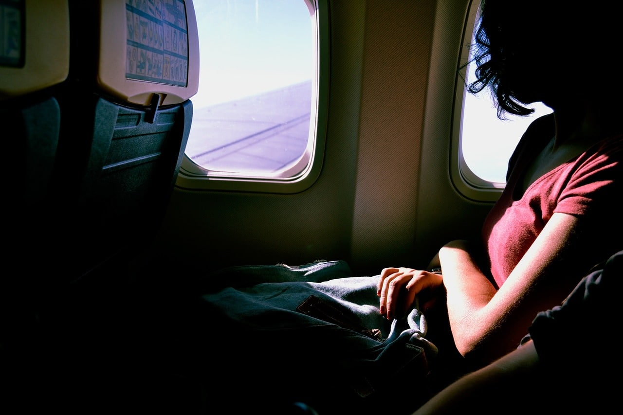 Passeggero in aereo
