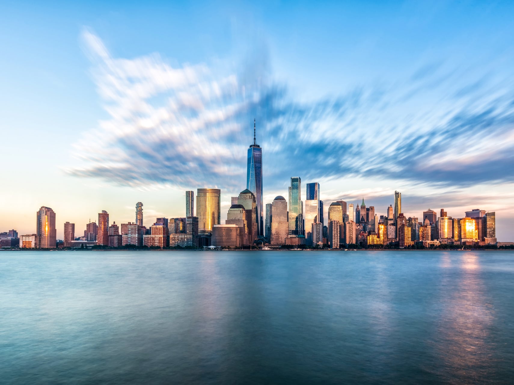 Tramonto New York City USA